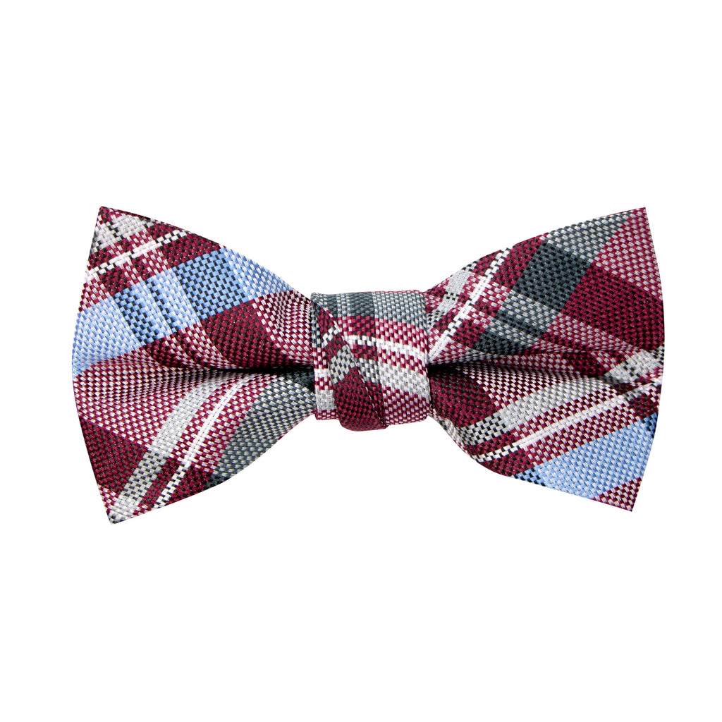 Boys' Tartan Plaid Woven Bow Tie