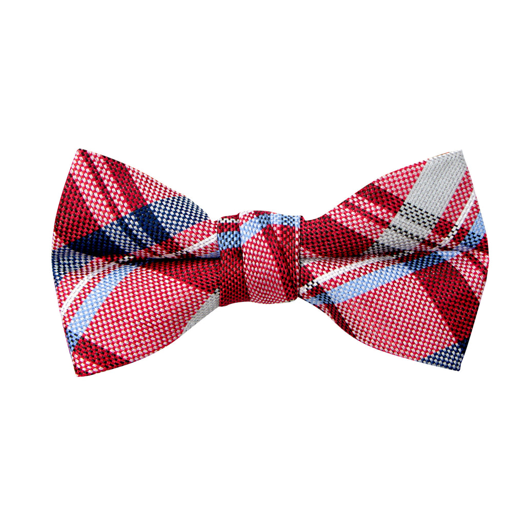 Boys' Tartan Plaid Woven Bow Tie