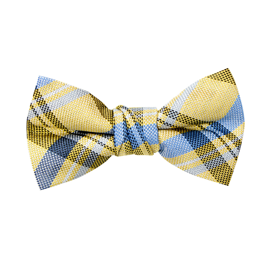 Boys' Tartan Plaid Woven Bow Tie
