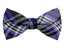 Boys' Pre-Tied Woven Bow Tie, Plaid Purple (Color 13)