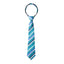 boys' light blue baby blue patterned striped woven zipper necktie tie