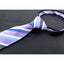 boys' lilac lavender purple patterned striped woven zipper necktie tie