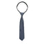boys' gray turquoise dotted polka dots patterned woven zipper necktie tie