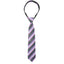 boys' black pink grey gray stripes patterned woven zipper necktie tie