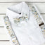 Boys' Floral Cotton Suspenders and Bow Tie Set, Gold Metallic (Color F44)