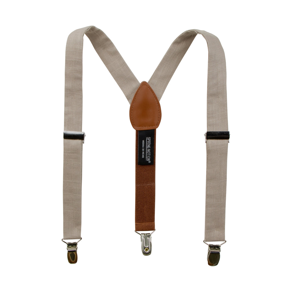 Boys' Linen Blend Suspenders