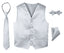 Boys' 4-Piece Satin Tuxedo Vest Set