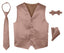Boys' 4-Piece Satin Tuxedo Vest Set