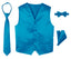 Boys' 4-Piece Satin Tuxedo Vest Set