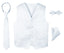 Boys' 4-Piece Satin Tuxedo Vest Set