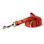 Linen Blend Dog Leash with D-Ring, 4.5 FT Walking Lead, Rust