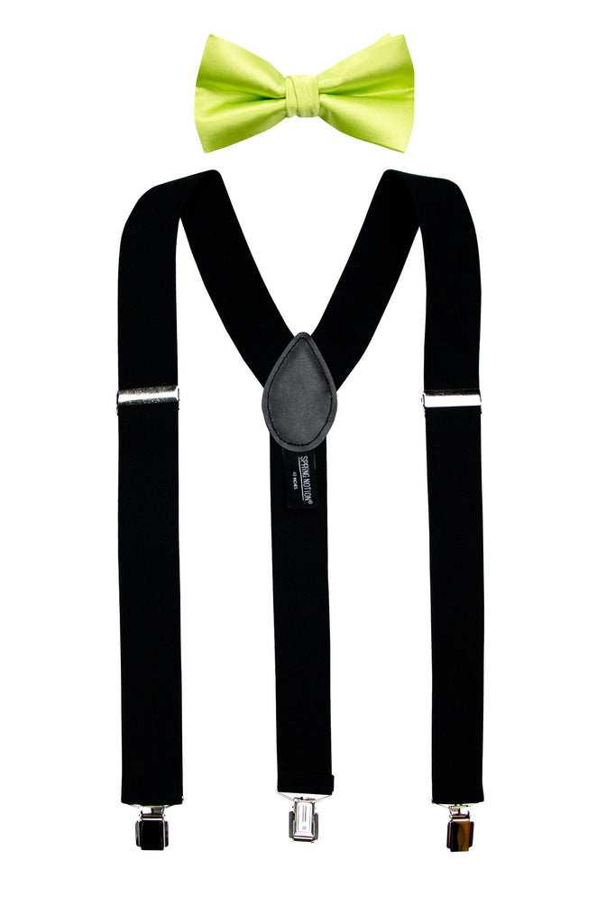 Men's Suspenders and Bow Tie Set