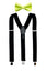 Men's Suspenders and Bow Tie Set