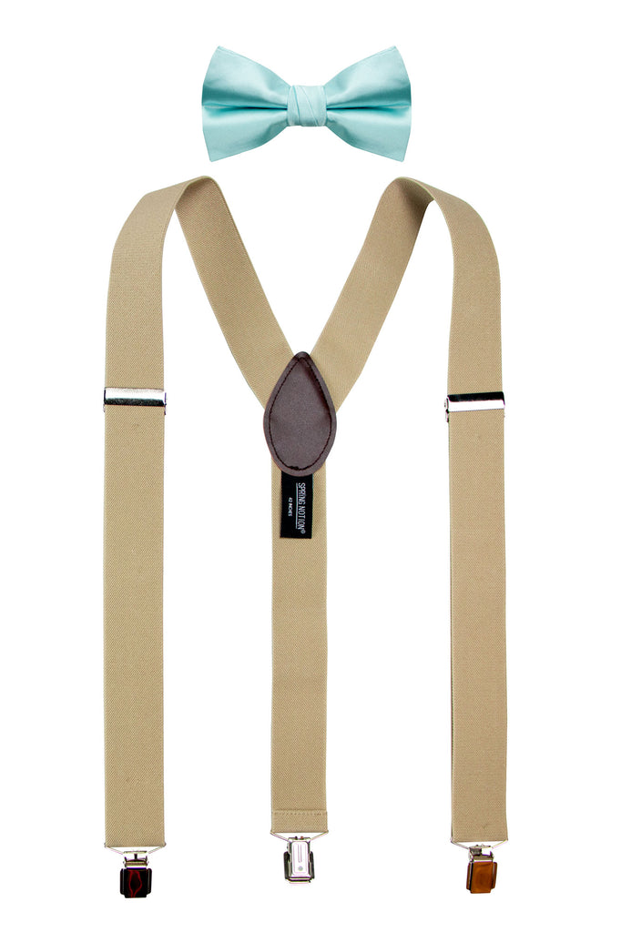 Men's Suspenders and Bow Tie Set
