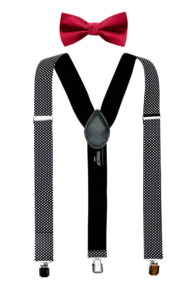 Men's Suspenders and Bow Tie Set