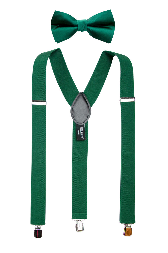 Men's Suspenders and Bow Tie Set