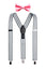 Men's Suspenders and Bow Tie Set