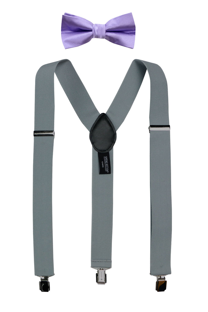 Men's Suspenders and Bow Tie Set