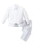 Boys' White Modern Fit Suit Set