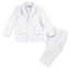 Boys' White 2-Piece Suit Set