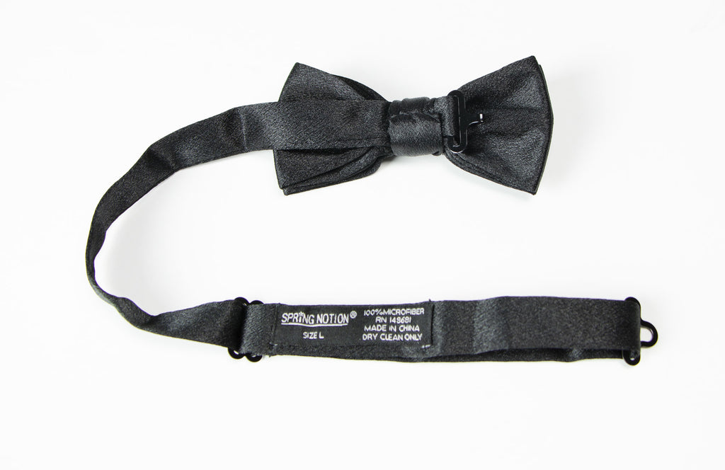 Boys' Milano Crinkle Microfiber Bow Tie