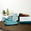 Men's Floral Cotton Suspenders and Bow Tie Set, Blue (Color F14)