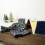 Men's Cotton Floral Print Pocket Square, Navy (Color F21)