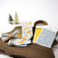 Boys' Cotton Floral Print Pocket Square, Marigold (Color F49)