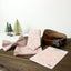 Men's Cotton Floral Print Bow Tie, Blush Pink (Color F60)