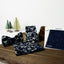 Boys' Cotton Floral Print Pocket Square, Dark Navy (Color F66)
