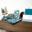 Boys' Cotton Floral Bow Tie, Teal (Color F69)
