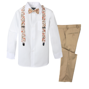 Boys' 4-Piece Customizable Suspenders Outfit - Customer's Product with price 62.95 ID bhO_W0267yLIa-hUMJcGsegx