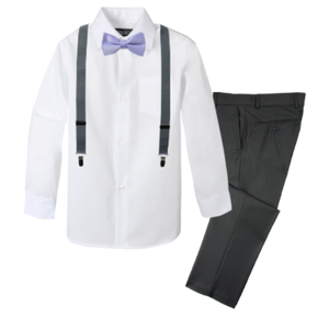 Boys' 4-Piece Customizable Suspenders Outfit - Customer's Product with price 52.95 ID FmMFUit4QPiUBEPcXop4EiRs