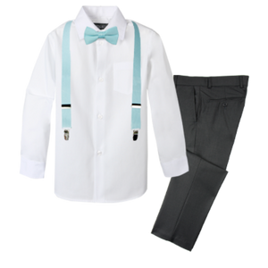 Boys' 4-Piece Customizable Suspenders Outfit - Customer's Product with price 56.95 ID 62ra9yctnP-3X3PBIDnvqGS8