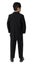 Boys' Black Classic Tuxedo with Tail