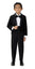 Boys' Black Classic Tuxedo with Tail