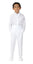 Boys' White Classic Tuxedo with Tail