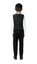 Boys' Black Modern Fit Tuxedo Set without Tail