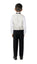 Boys' Ivory Modern Fit Tuxedo Set without Tail