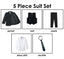 Boys' Black Modern Fit Suit Set