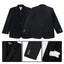 Boys' Black Modern Fit Suit Set