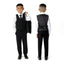 Boys' Black Modern Fit Suit Set