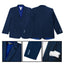 Boys' Blue Modern Fit Suit Set