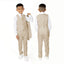 Boys' Light Khaki Modern Fit Suit Set