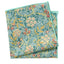 Men's Cotton Floral Print Pocket Square, Green Yellow (Color F76)