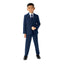 Boys' Blue Classic Fit Formal Dress Suit Set