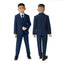 Boys' Blue Classic Fit Formal Dress Suit Set