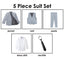 Boys' Grey Classic Fit Formal Dress Suit Set