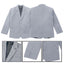 Boys' Grey Classic Fit Formal Dress Suit Set