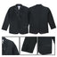 Boys' Black Classic Fit Tuxedo Set Without Tail